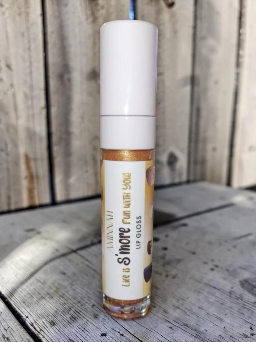 Aminnah Life is S'more Fun With You lip gloss NWT